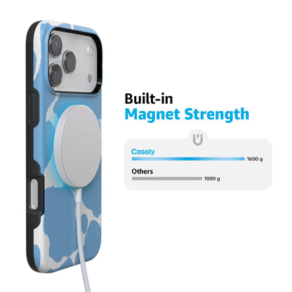 Current MOOd | Light Blue Cow Print Case