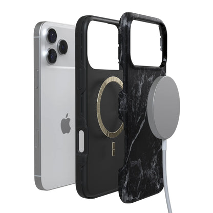 Black Pearl | Classic Black Marble Case