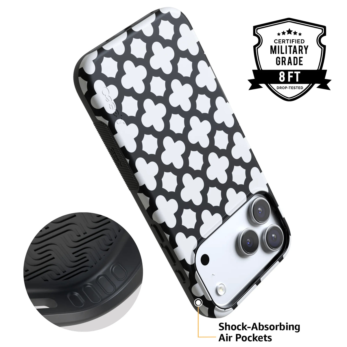 Lattice Tile | High Contrast Design Case
