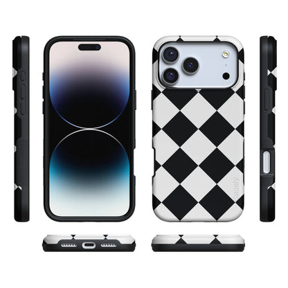 Black Checkerboard | High Contrast Design Case