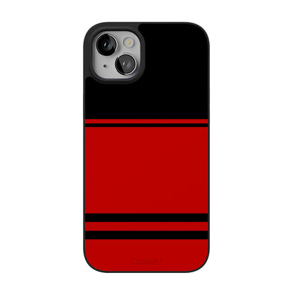 Storm Warning | Black & Red Stripes Case