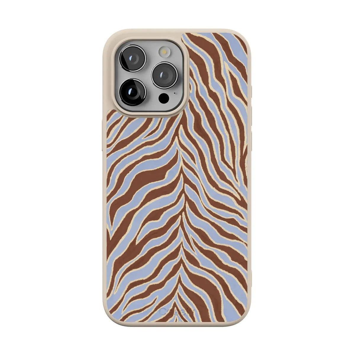 Untamed | Brown & Blue Zebra Case