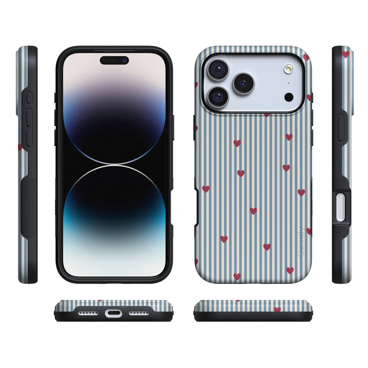 Love Lines | Blue Stripes Case