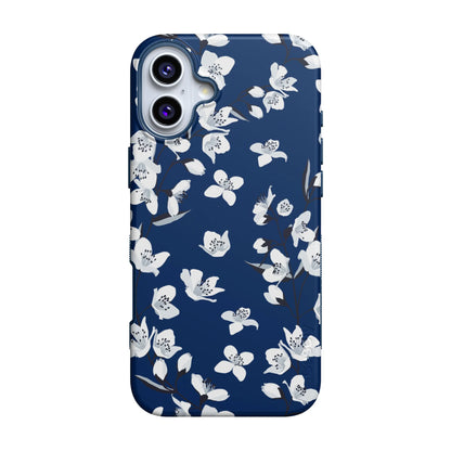 Floral Forest | Navy Cherry Blossom Floral Case