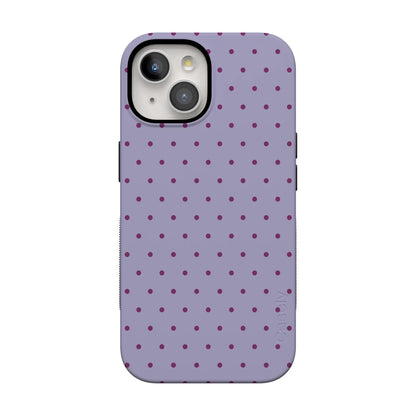 On the Dot | Purple & Plum Polka Dot Case