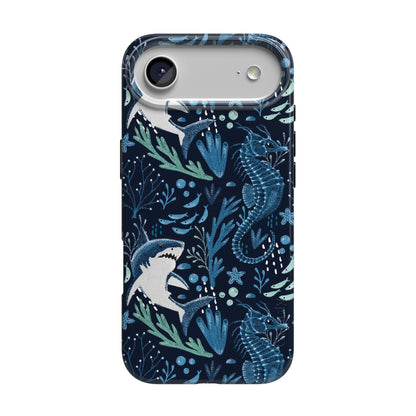 Midnight Reef | Shark Print Case