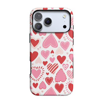 Love Struck | Heart Stickers Case