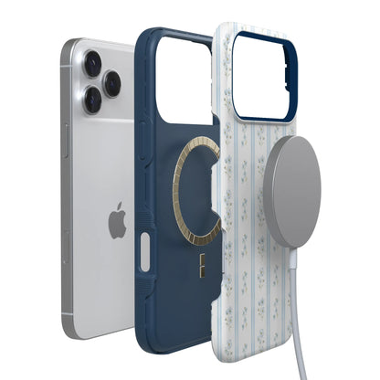 Cottage Stripe | Blue Floral Case