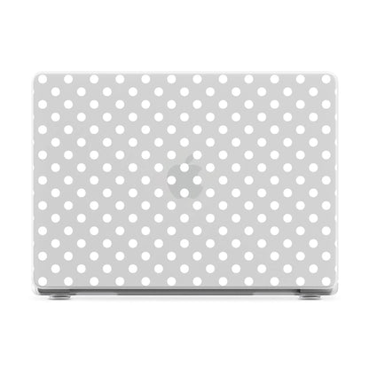 Spotted in SoHo | White Polka Dot Laptop Shell