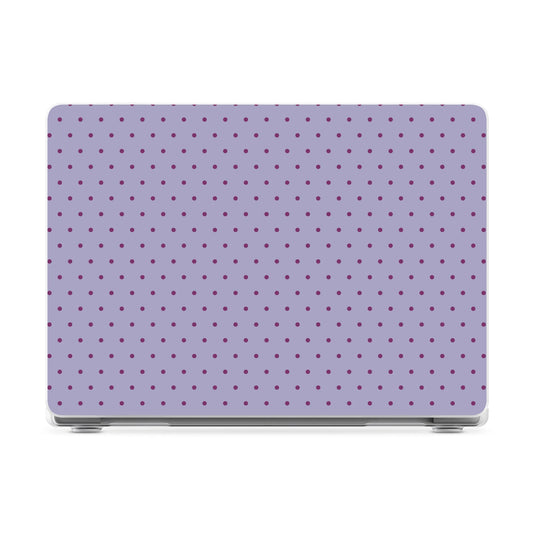 On the Dot | Purple & Plum Polka Dot Laptop Shell