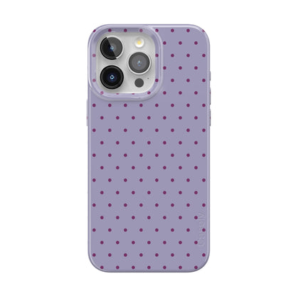 On the Dot | Purple & Plum Polka Dot Case