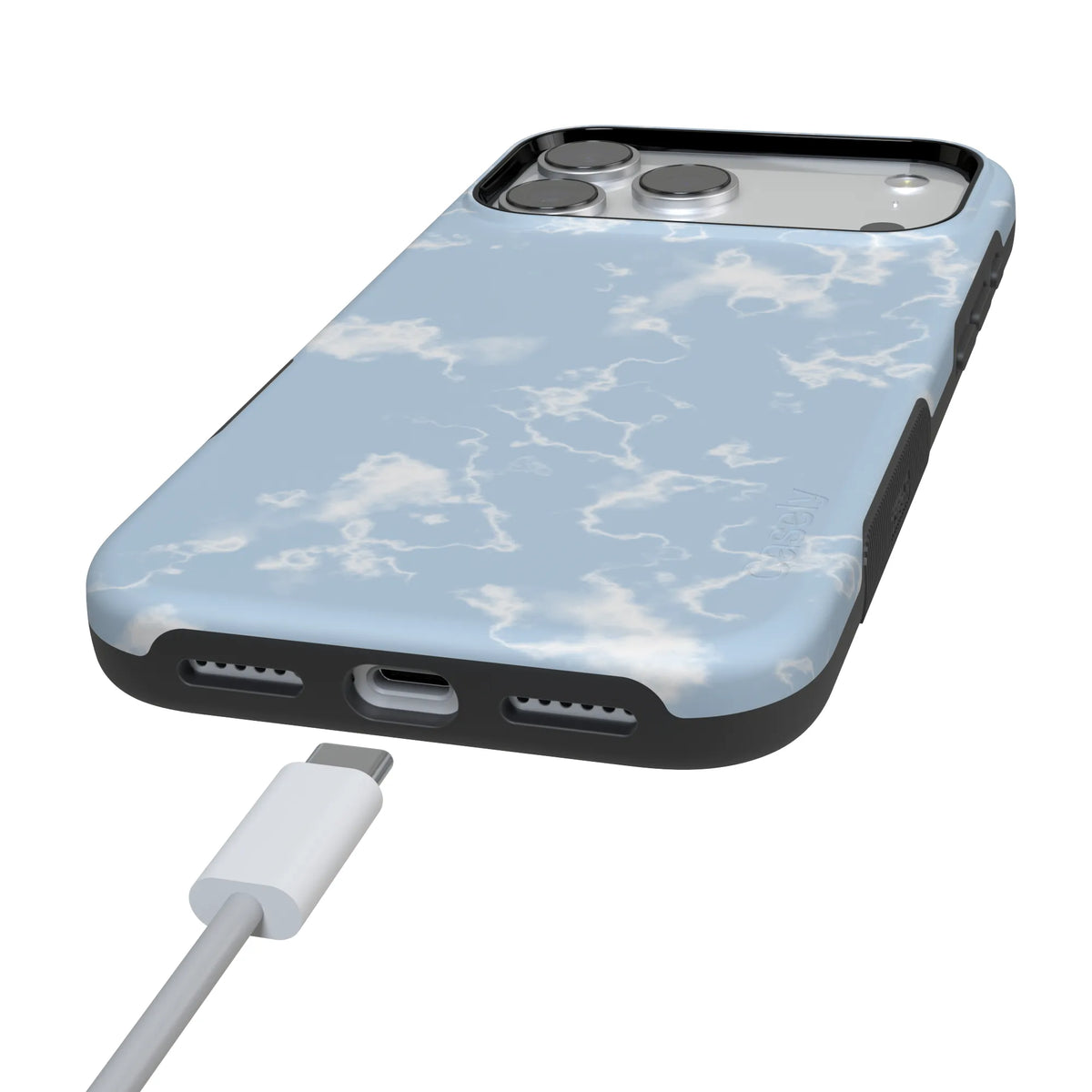 Light Blue Skies | Marble Clouds Case