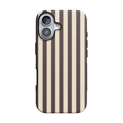 S'more Stripes | Brown Striped Case