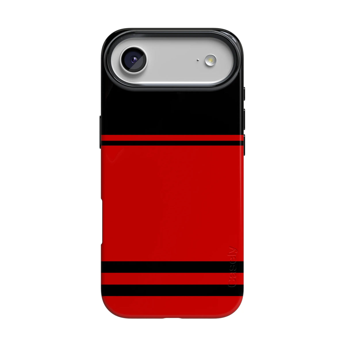 Storm Warning | Black & Red Stripes Case
