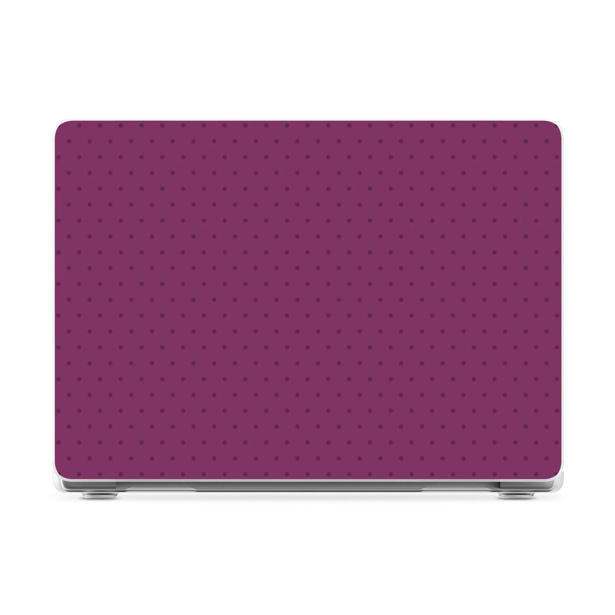 On the Dot | Plum Polka Dot Laptop Shell