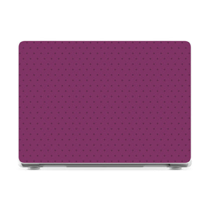 On the Dot | Plum Polka Dot Laptop Shell