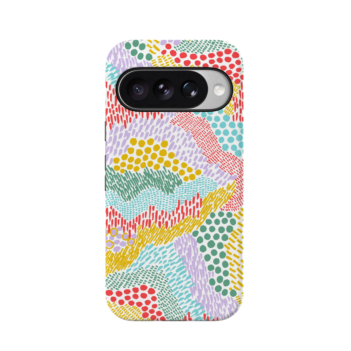 Color Me Happy | Pattern Colorblock Case
