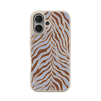 Untamed | Brown & Blue Zebra Case