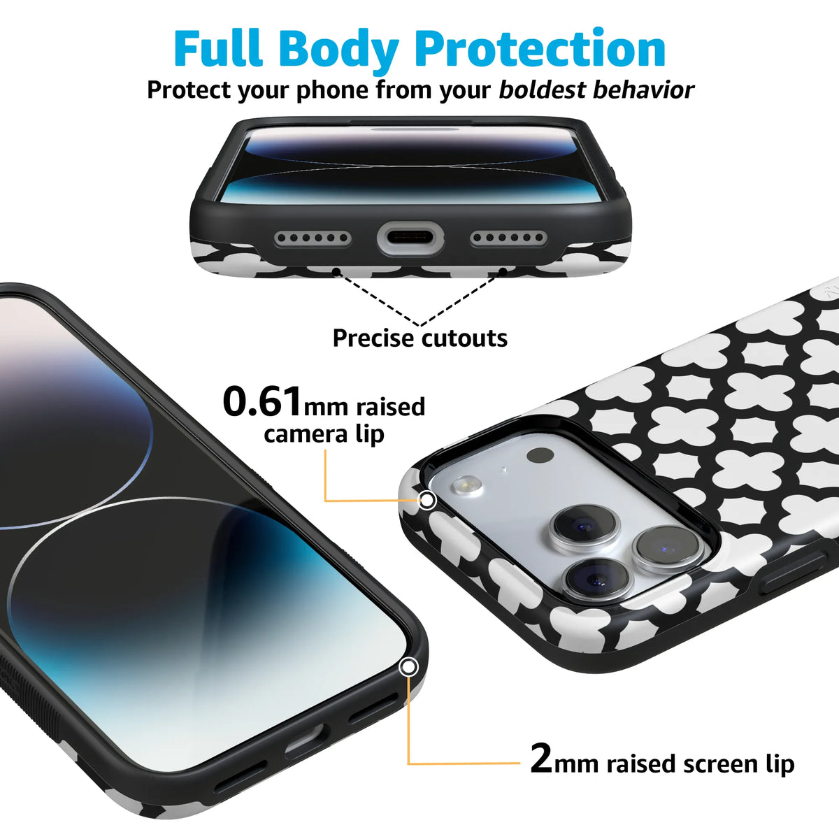 Lattice Tile | High Contrast Design Case