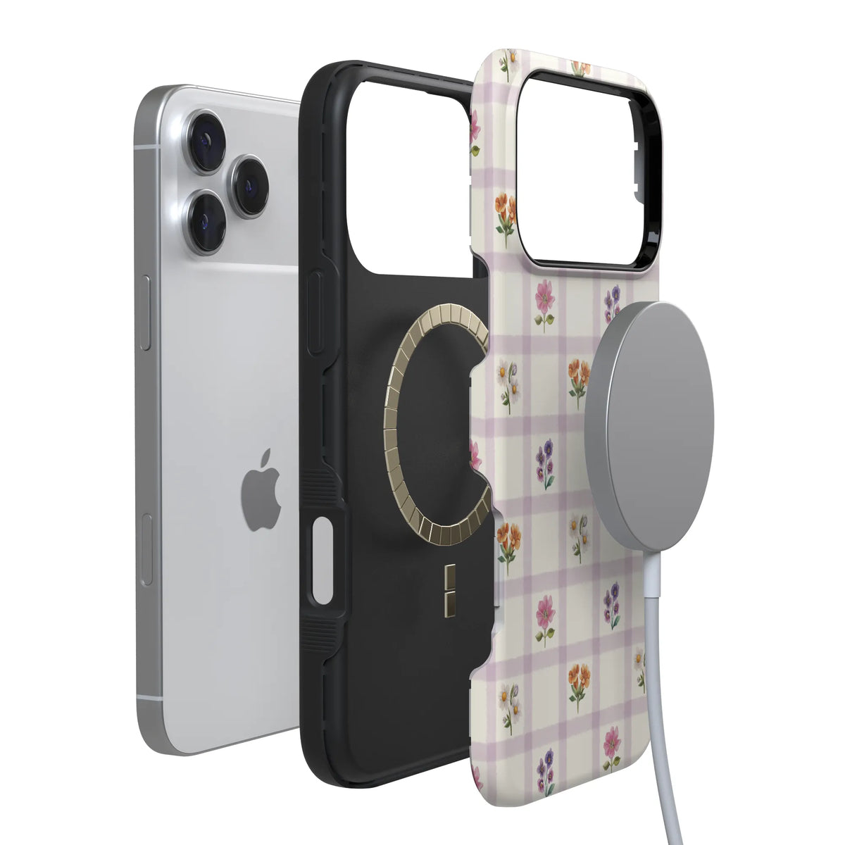 Meadow Check | Floral Gingham Case