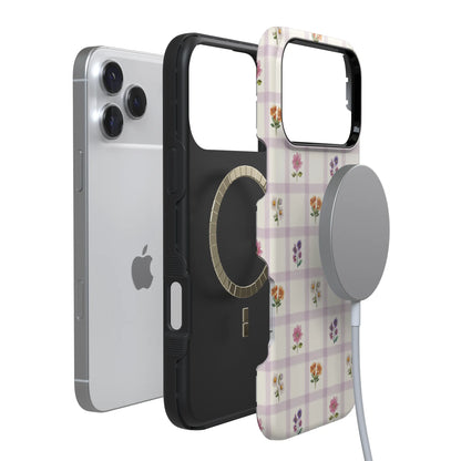 Meadow Check | Floral Gingham Case