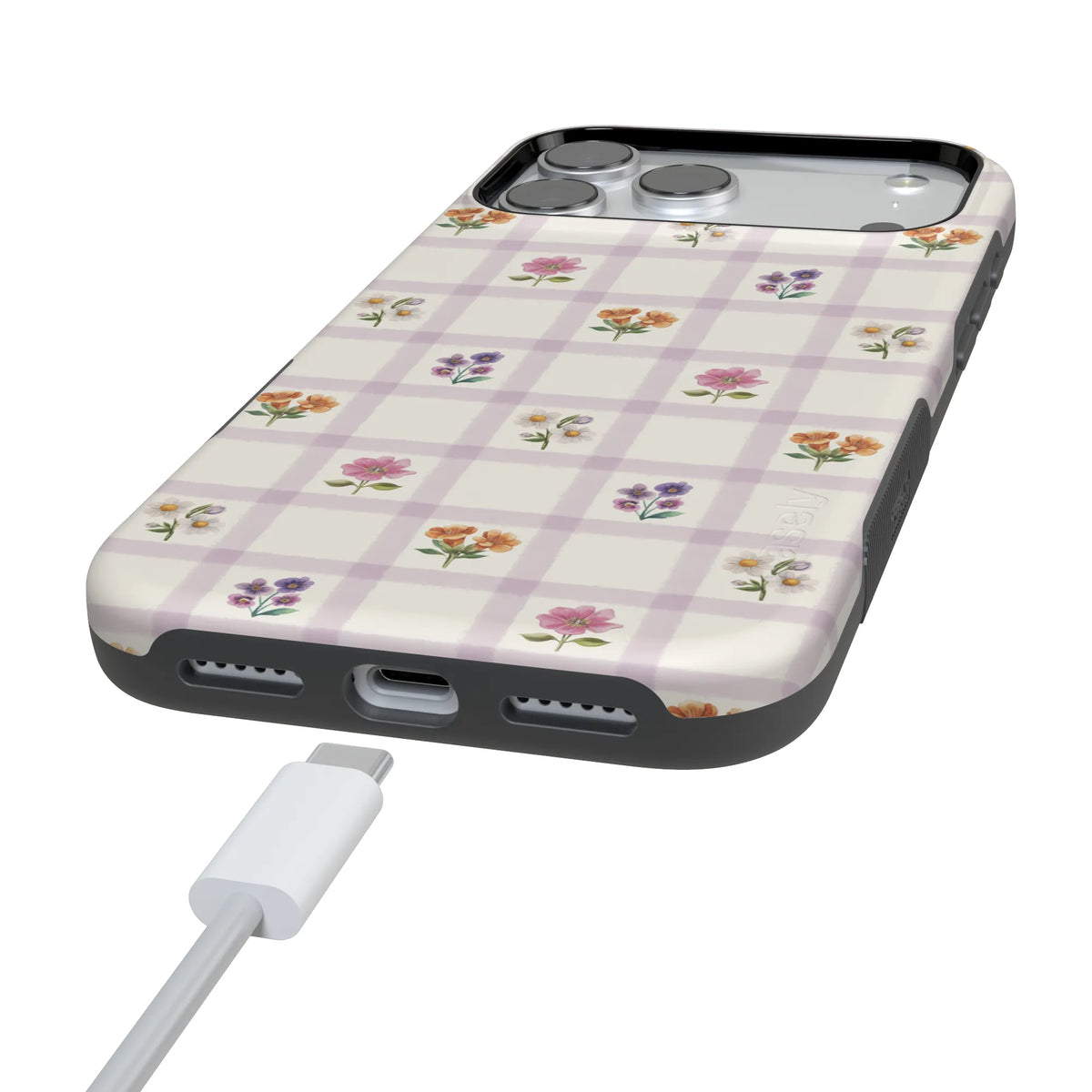 Meadow Check | Floral Gingham Case
