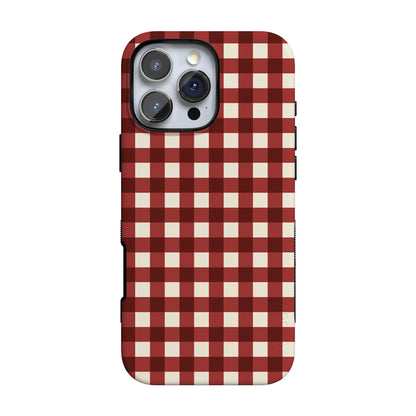 Checked Twice | Red Plaid Case