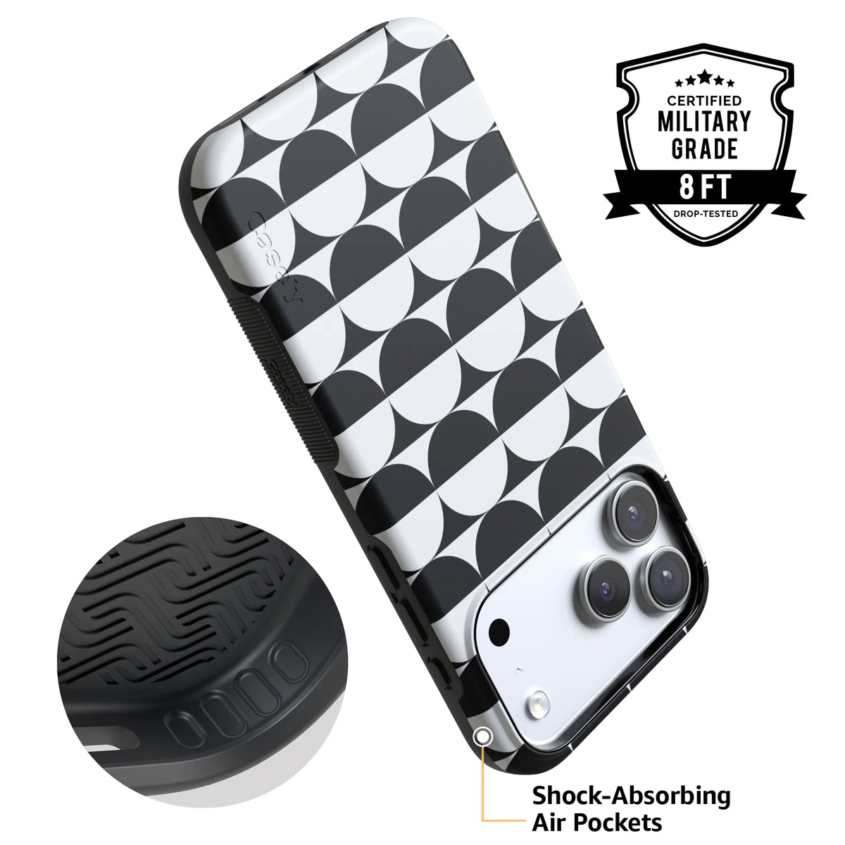 Half Moon | High Contrast Design Case