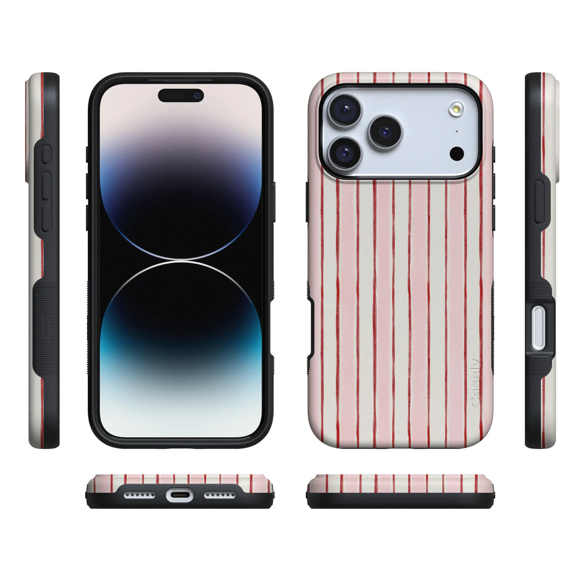 Pretty in Pastel | Blush Stripes Case