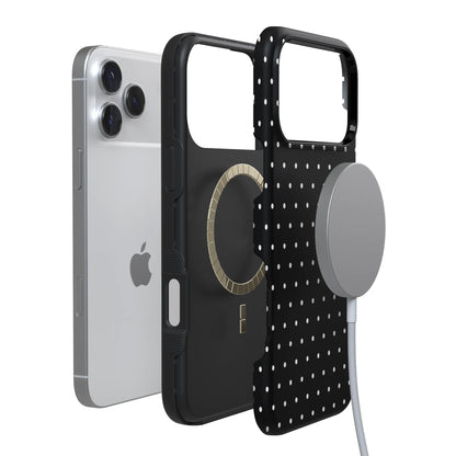On the Dot | White Polka Dot Case