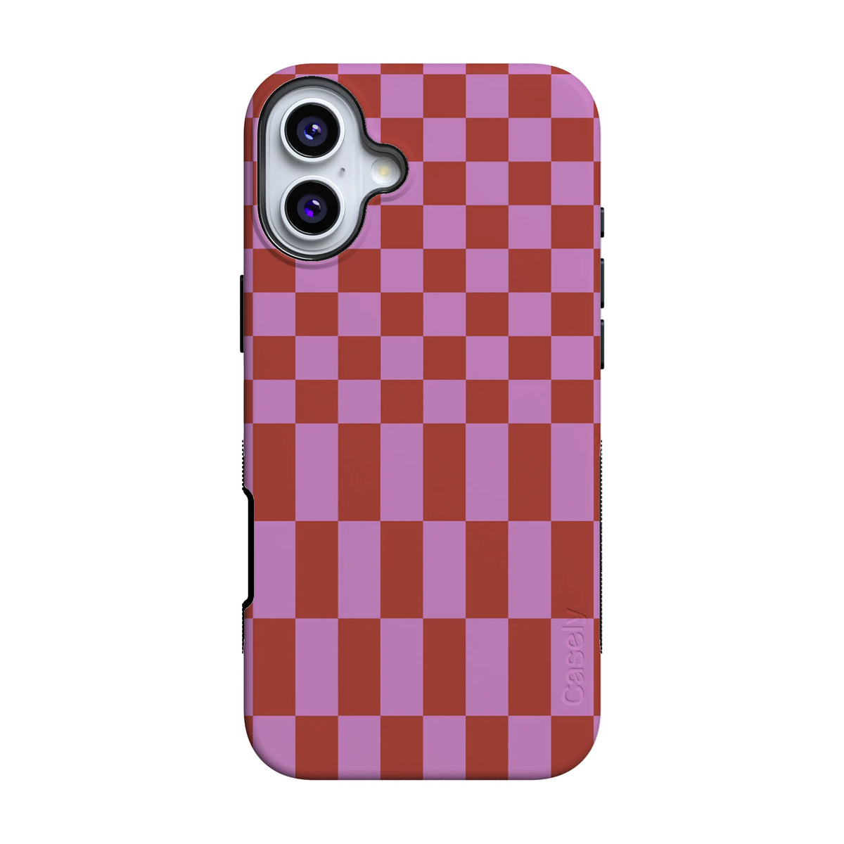 Vibe Check | Pink Checkerboard Case