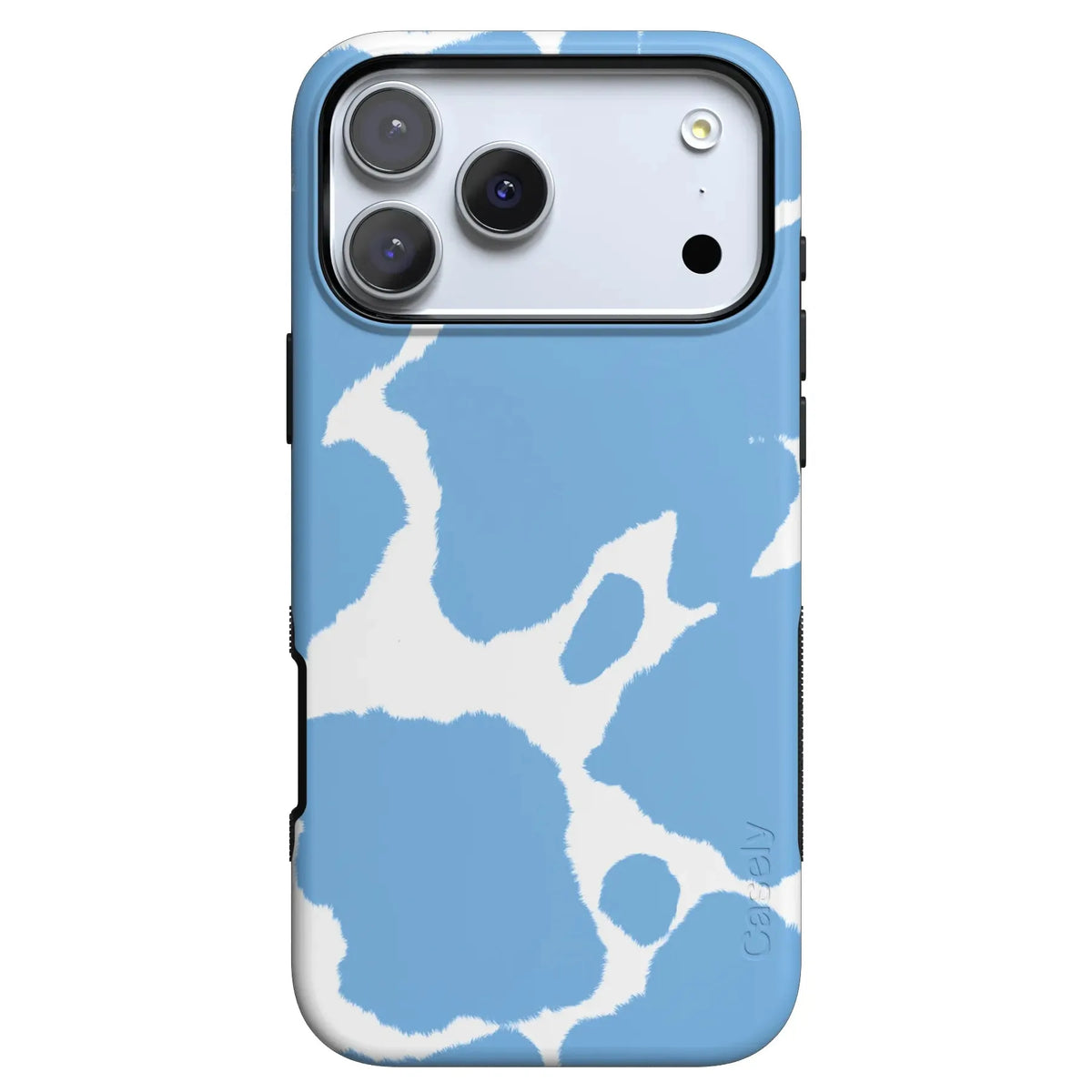 Current MOOd | Light Blue Cow Print Case