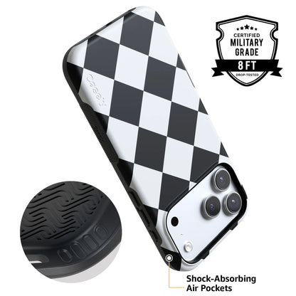 Black Checkerboard | High Contrast Design Case