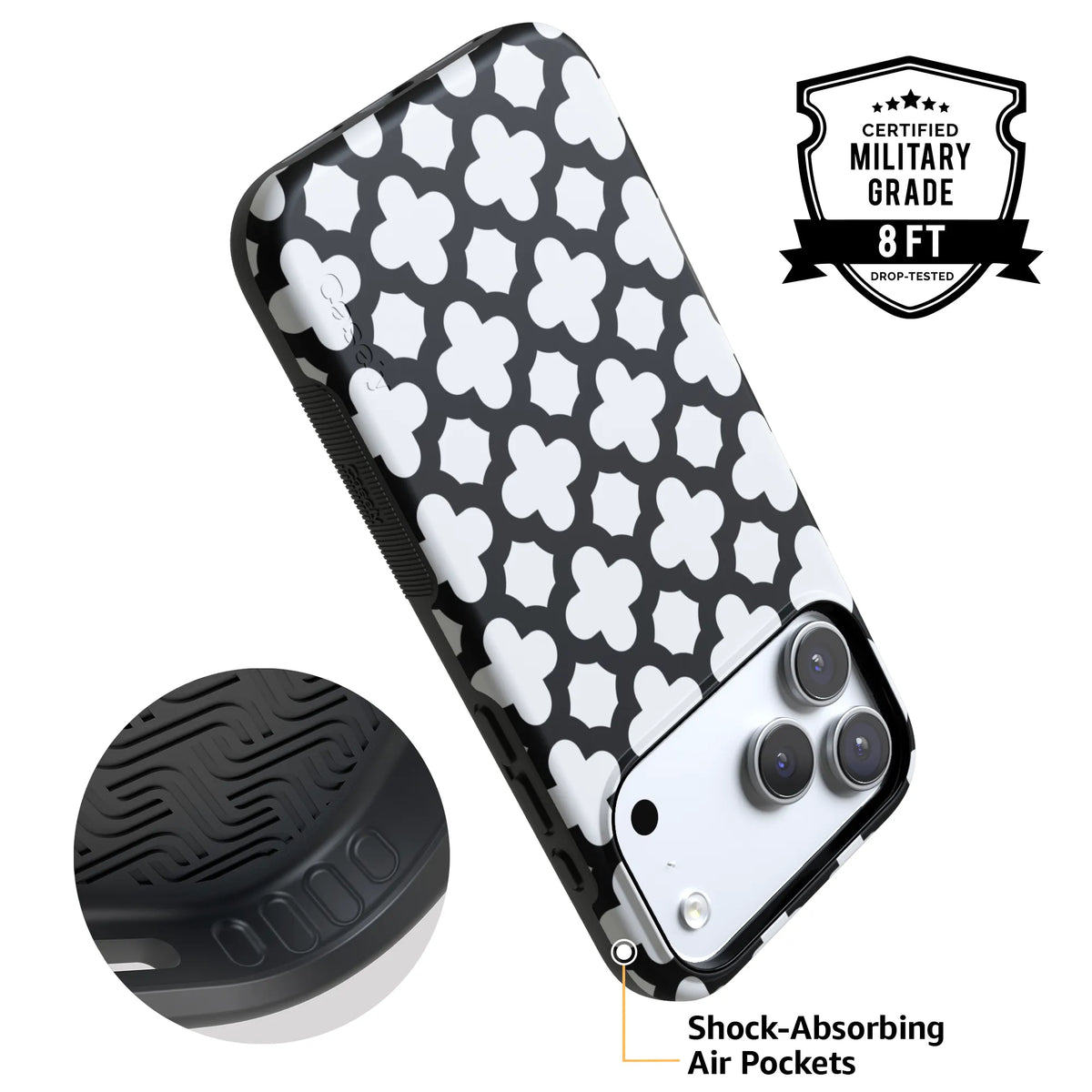 Lattice Tile | High Contrast Design Case