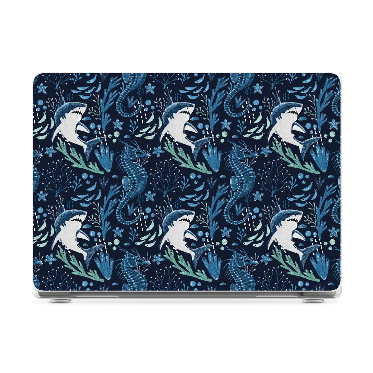 Midnight Reef | Shark Print Laptop Shell