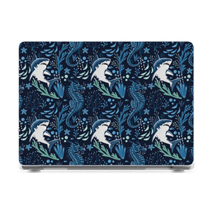 Midnight Reef | Shark Print Laptop Shell