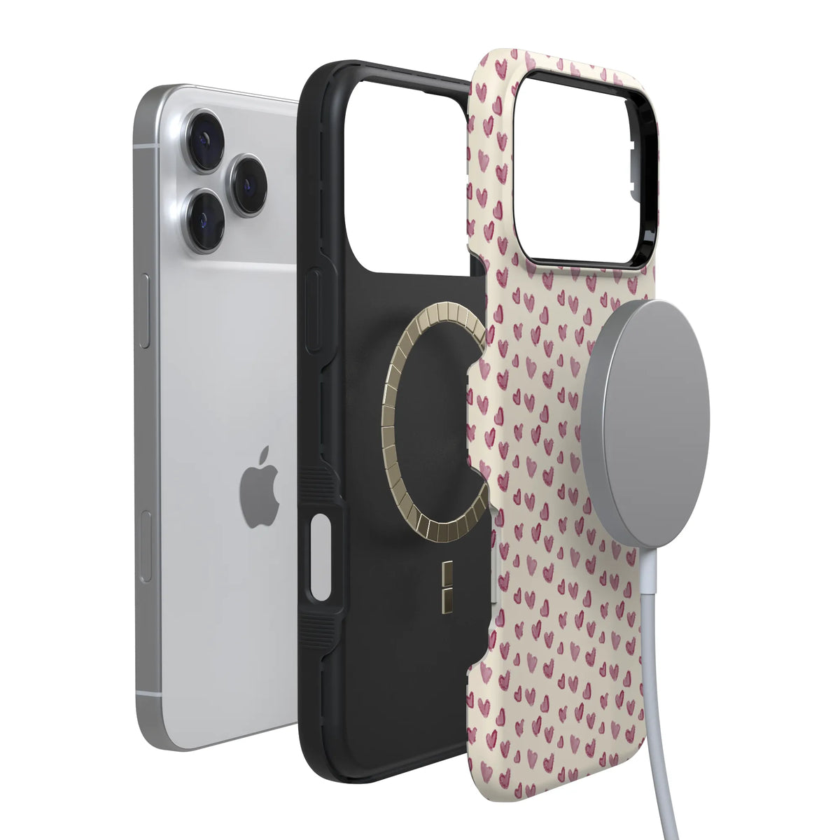 Lovebug | Mauve Hearts Case