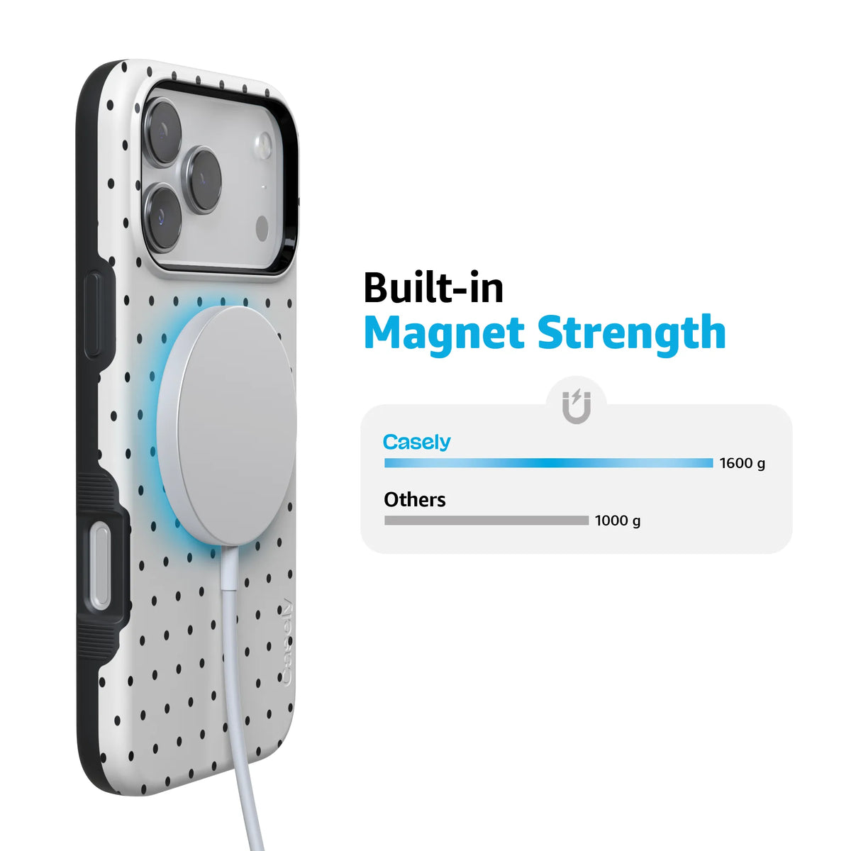 On the Dot | Black Polka Dot Case