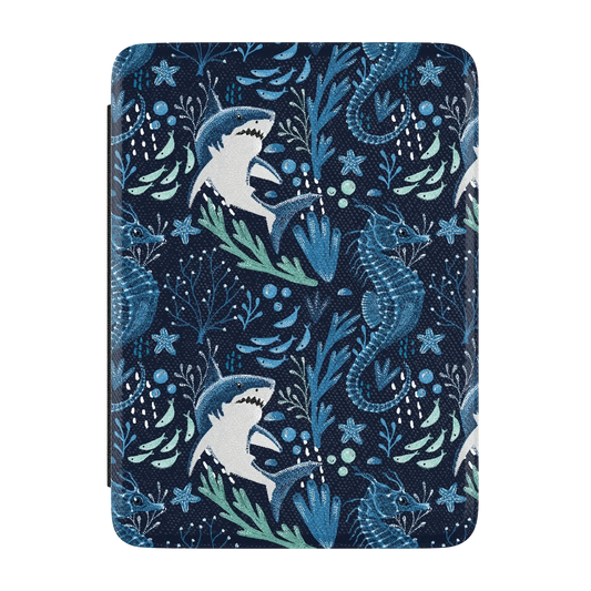 Midnight Reef | Shark Print Kindle Case