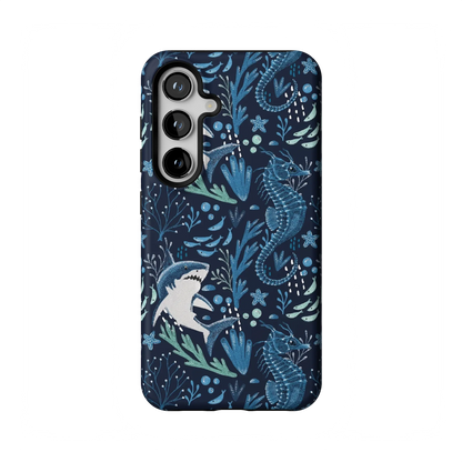 Midnight Reef | Shark Print Case