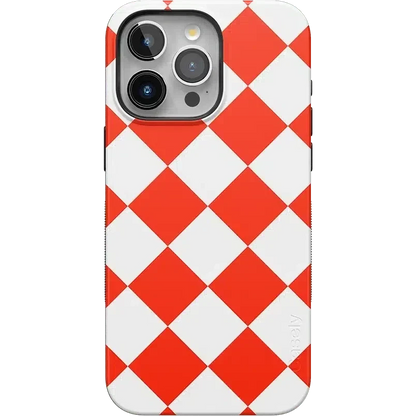 Red Checkerboard | High Contrast Design Case
