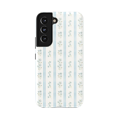 Cottage Stripe | Blue Floral Case