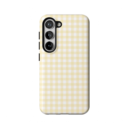 Pastel Picnic | Yellow Gingham Case