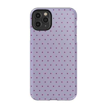 On the Dot | Purple & Plum Polka Dot Case