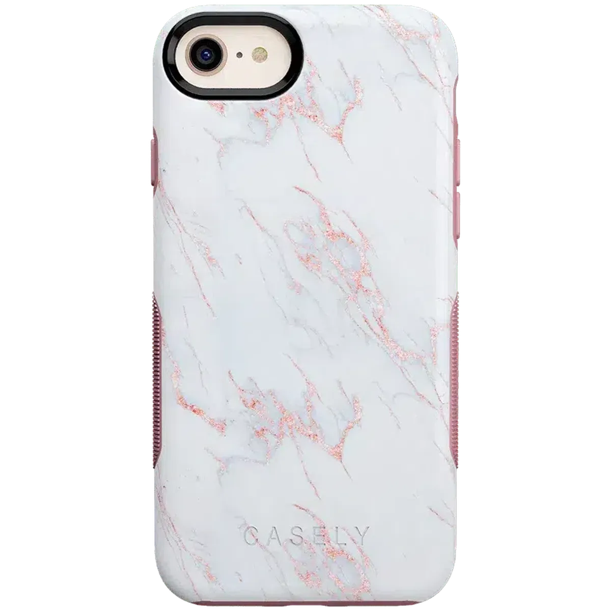 Subtle Blush | White and Pink Marble Case