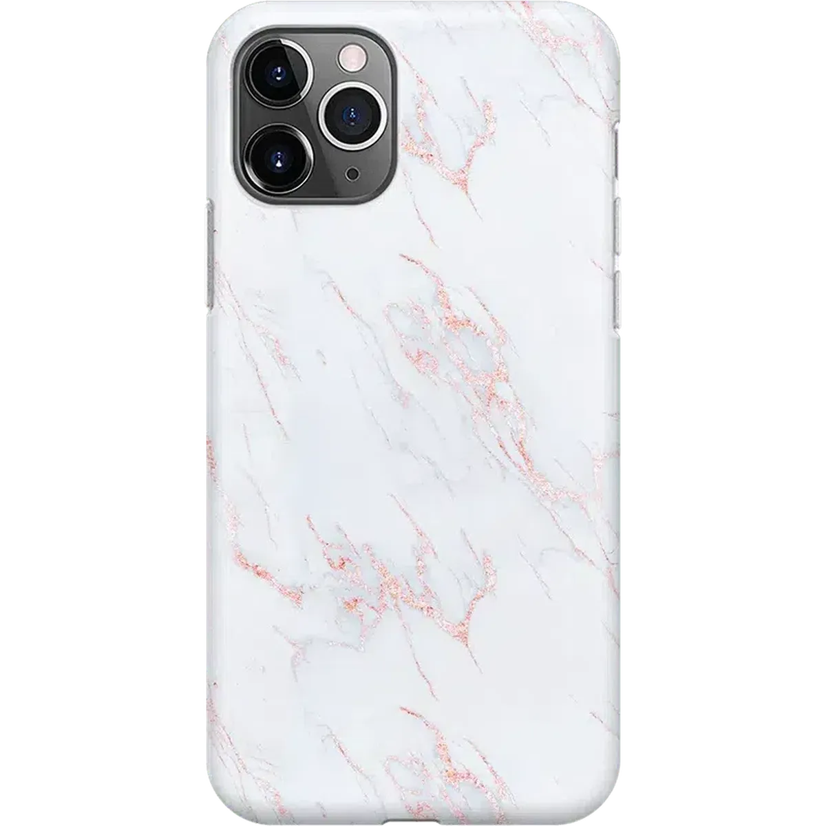Subtle Blush | White and Pink Marble Case