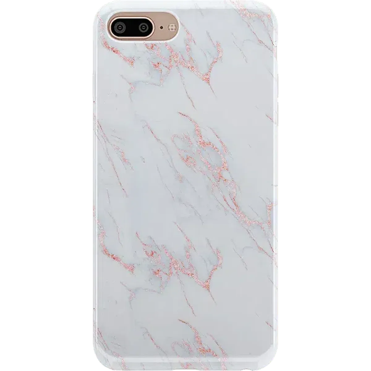 Subtle Blush | White and Pink Marble Case