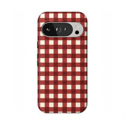 Checked Twice | Red Plaid Case