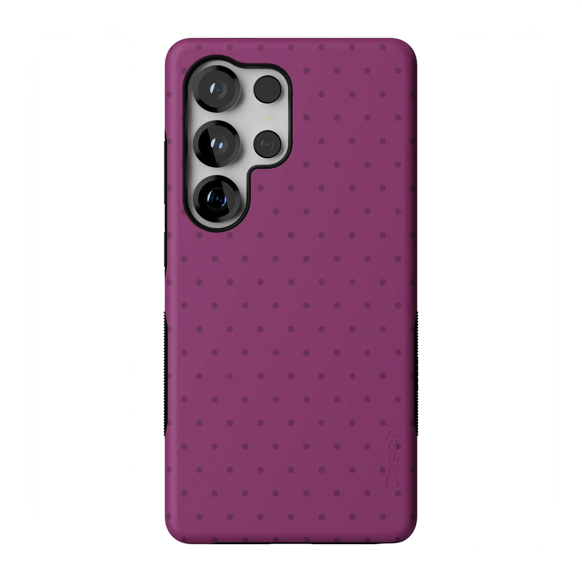 On the Dot | Plum Polka Dot Case