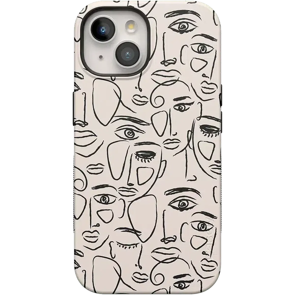 We're All Human | Minimal Face Art Case